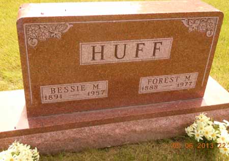 HUFF, BESSIE M - Dallas County, Iowa | BESSIE M HUFF 