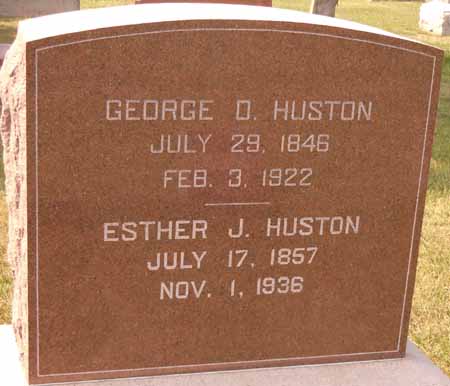 HUSTON, GEORGE D - Dallas County, Iowa | GEORGE D HUSTON 