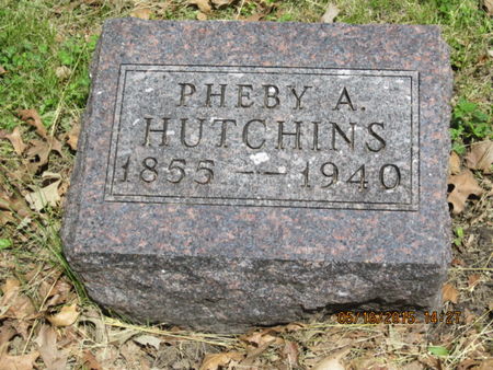 HUTCHINS, PHEBY A - Dallas County, Iowa | PHEBY A HUTCHINS 
