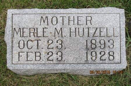 HUTZELL, MERLE M - Dallas County, Iowa | MERLE M HUTZELL 