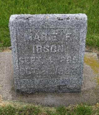 IBSON, MARIE F - Dallas County, Iowa | MARIE F IBSON 