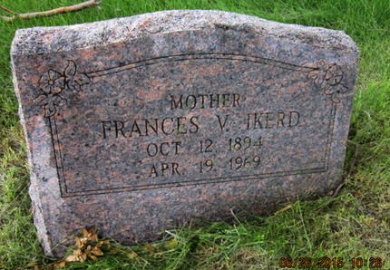 IKERD, FRANCES V - Dallas County, Iowa | FRANCES V IKERD 