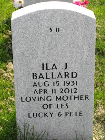 BALLARD, ILA J - Dallas County, Iowa | ILA J BALLARD 