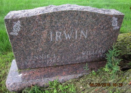 IRWIN, JENNIE I - Dallas County, Iowa | JENNIE I IRWIN 