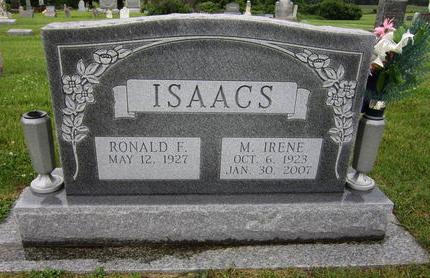 ISAACS, M IRENE - Dallas County, Iowa | M IRENE ISAACS 