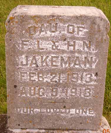 JAKEMAN, ELEANOR - Dallas County, Iowa | ELEANOR JAKEMAN 