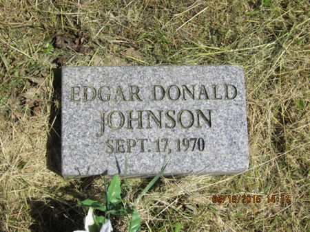 JOHNSON, EDGAR DONALD - Dallas County, Iowa | EDGAR DONALD JOHNSON 