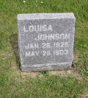 JOHNSON, LOUISA - Dallas County, Iowa | LOUISA JOHNSON 