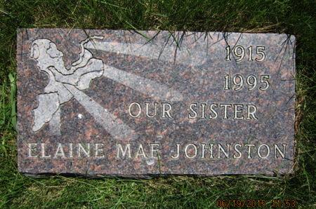 JOHNSTON, ELAINE MAE - Dallas County, Iowa | ELAINE MAE JOHNSTON 