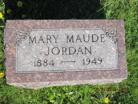 JORDAN, MARY MAUDE - Dallas County, Iowa | MARY MAUDE JORDAN 