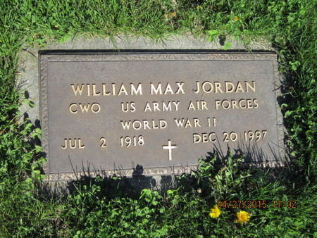 JORDAN, WILLIAM MAX - Dallas County, Iowa | WILLIAM MAX JORDAN 