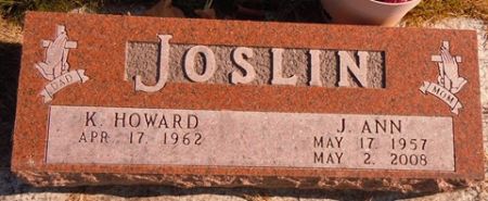 JOSLIN, J. ANN - Dallas County, Iowa | J. ANN JOSLIN 