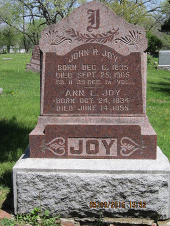 JOY, JOHN R - Dallas County, Iowa | JOHN R JOY 