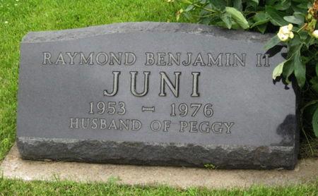 JUNI, RAYMOND BENJAMIN II - Dallas County, Iowa | RAYMOND BENJAMIN II JUNI 
