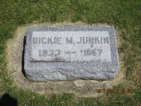 JUNKIN, DICKIE M - Dallas County, Iowa | DICKIE M JUNKIN 