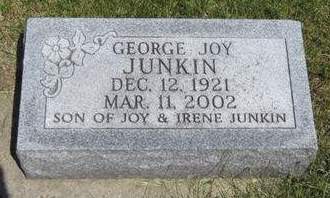 JUNKIN, GEORGE JOY - Dallas County, Iowa | GEORGE JOY JUNKIN 
