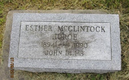 JUROE, ESTHER - Dallas County, Iowa | ESTHER JUROE 