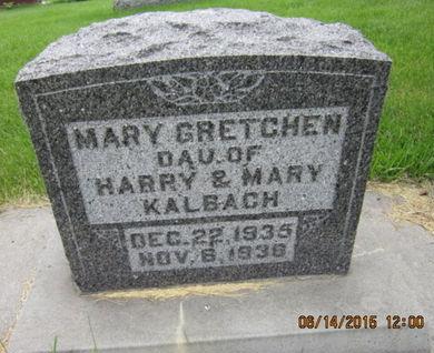 KALBACH, MARY GRETCHEN - Dallas County, Iowa | MARY GRETCHEN KALBACH 
