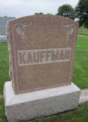 KAUFFMAN, FAMILY STONE - Dallas County, Iowa | FAMILY STONE KAUFFMAN 