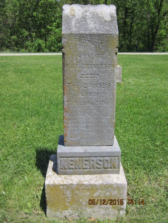 KENERSON, FRANK G - Dallas County, Iowa | FRANK G KENERSON 