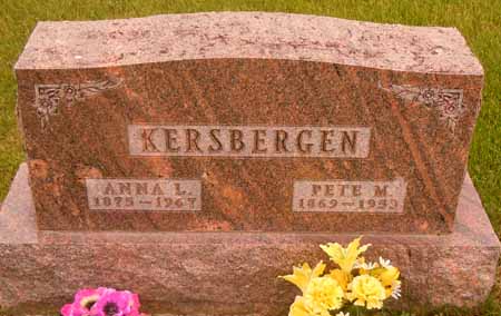 KERSBERGEN, PETE M - Dallas County, Iowa | PETE M KERSBERGEN 