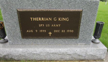 KING, THERRIAN G - Dallas County, Iowa | THERRIAN G KING 