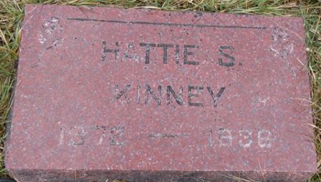 KINNEY, HATTIE S. - Dallas County, Iowa | HATTIE S. KINNEY 