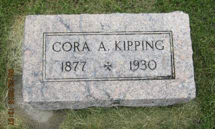 KIPPING, CORA A - Dallas County, Iowa | CORA A KIPPING 