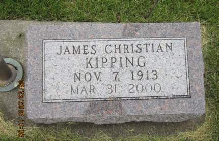 KIPPING, JAMES CHRISTIAN - Dallas County, Iowa | JAMES CHRISTIAN KIPPING 