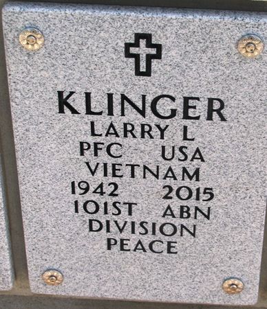 KLINGER, LARRY L - Dallas County, Iowa | LARRY L KLINGER 