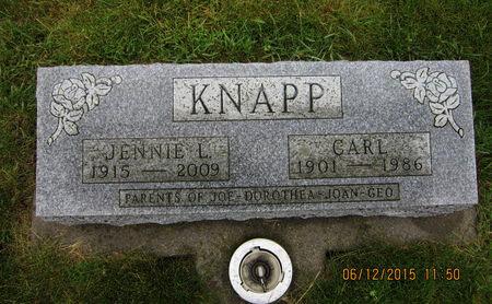KNAPP, JENNIE L - Dallas County, Iowa | JENNIE L KNAPP 