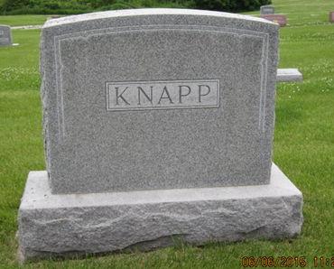 KNAPP, FAMILY STONE - Dallas County, Iowa | FAMILY STONE KNAPP 