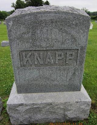 KNAPP, FAMILY STONE - Dallas County, Iowa | FAMILY STONE KNAPP 