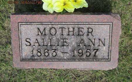 KNAPP, SALLIE ANN - Dallas County, Iowa | SALLIE ANN KNAPP 