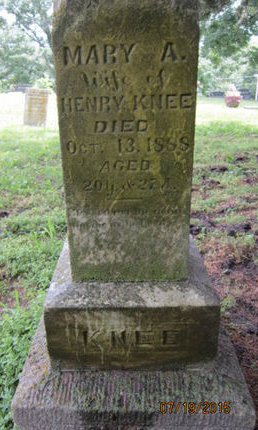 KNEE, MARY A - Dallas County, Iowa | MARY A KNEE 