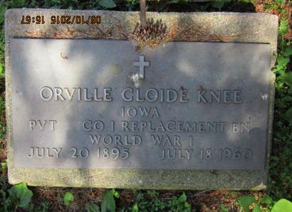 KNEE, ORVILLE CLOIDE - Dallas County, Iowa | ORVILLE CLOIDE KNEE 