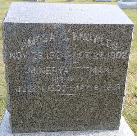 FITMAN KNOWLES, MINERVA - Dallas County, Iowa | MINERVA FITMAN KNOWLES 