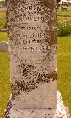 KNOWLTON, STEPHEN W - Dallas County, Iowa | STEPHEN W KNOWLTON 