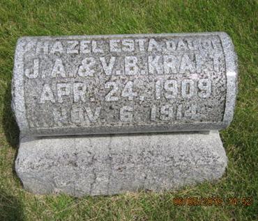 KRAFT, HAZEL ESTA - Dallas County, Iowa | HAZEL ESTA KRAFT 