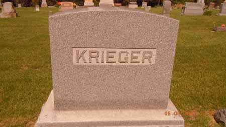 KRIEGER, FAMILY STONE - Dallas County, Iowa | FAMILY STONE KRIEGER 