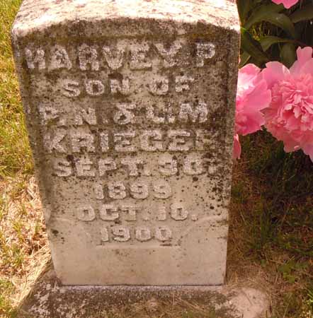 KRIEGER, HARVEY P - Dallas County, Iowa | HARVEY P KRIEGER 