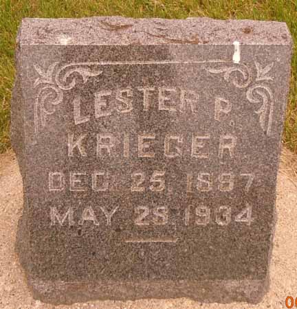 KRIEGER, LESTER P - Dallas County, Iowa | LESTER P KRIEGER 