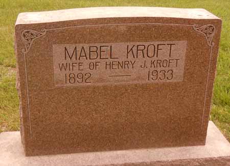 KROFT, MABEL - Dallas County, Iowa | MABEL KROFT 