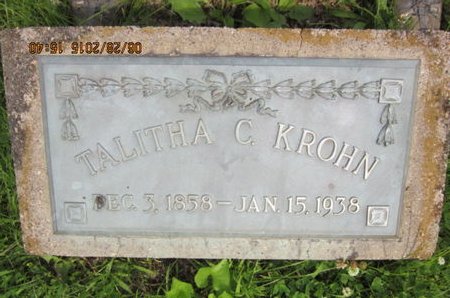KROHN, TALITHA C - Dallas County, Iowa | TALITHA C KROHN 