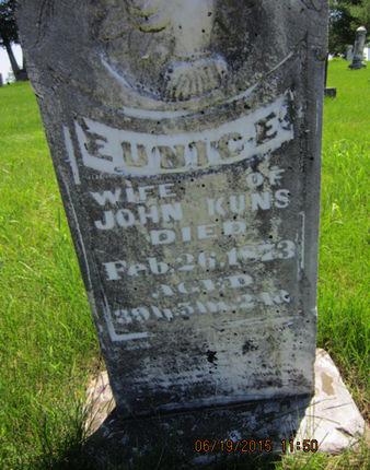 KUNS, EUNICE - Dallas County, Iowa | EUNICE KUNS 