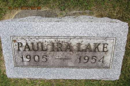LAKE, PAUL IRA - Dallas County, Iowa | PAUL IRA LAKE 