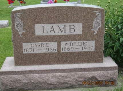 LAMB, C W - Dallas County, Iowa | C W LAMB 