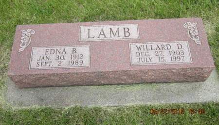LAMB, EDNA B - Dallas County, Iowa | EDNA B LAMB 