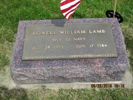 LAMB, LOWELL WILLIAM - Dallas County, Iowa | LOWELL WILLIAM LAMB 