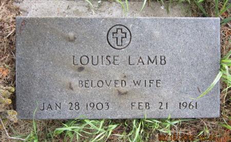LAMB, LOUISE - Dallas County, Iowa | LOUISE LAMB 